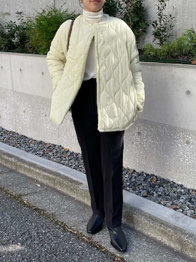 Mila Owenさん(レディース・158cm)の冬コーディネート