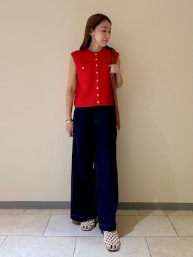 Mila Owenさん（レディース・154cm）の春コーディネート