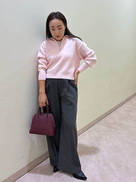 Mila Owenさん(レディース・155cm)の秋コーディネート