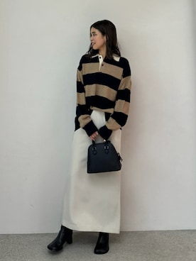 Mila Owenさん(レディース・165cm)の秋コーディネート