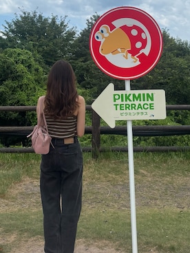 「UNIQLO（ユニクロ）のアイテム（タンクトップ）」を使った、まなかさん（レディース・156cm）の秋コーディネート