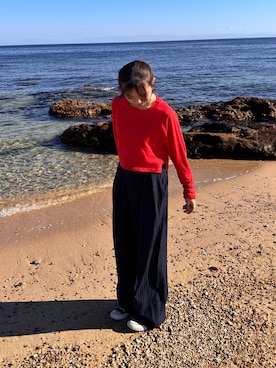 まなかさん（レディース・156cm）の秋コーディネート