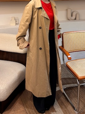 「UNE MANSION（ユヌマンション）のアイテム」を使った、まなかさん（レディース・156cm）の春コーディネート