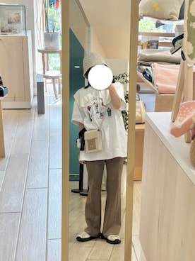 「アイテム（パンプス、ホワイト系）」を使った、ritsuさん（レディース・151cm）の夏コーディネート