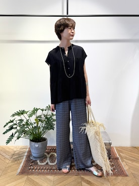 「collex（コレックス）のアイテム」を使った、natsumiさん（レディース・166cm）の夏コーディネート