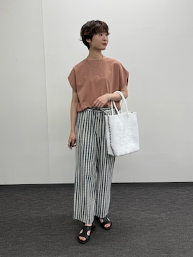 「collex（コレックス）のアイテム」を使った、natsumiさん（レディース・166cm）の夏コーディネート