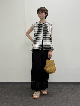「collex（コレックス）のアイテム」を使った、natsumiさん（レディース・166cm）の夏コーディネート