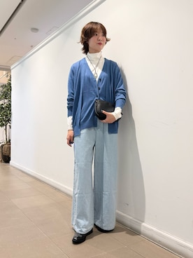 「レディースファッション」｜「アイテム（アクセサリー）」を使った、natsumiさん（レディース・166cm）の秋コーディネート