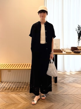 「collex（コレックス）のアイテム」を使った、natsumiさん（レディース・166cm）の夏コーディネート