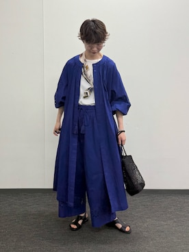 「collex（コレックス）のアイテム」を使った、natsumiさん（レディース・166cm）の夏コーディネート