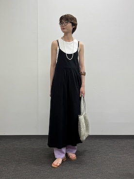 「collex（コレックス）のアイテム」を使った、natsumiさん（レディース・166cm）の夏コーディネート