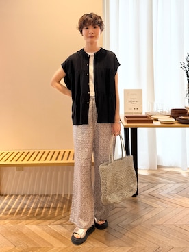 「collex（コレックス）のアイテム」を使った、natsumiさん（レディース・166cm）の夏コーディネート