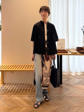 「collex（コレックス）のアイテム」を使った、natsumiさん（レディース・166cm）の夏コーディネート