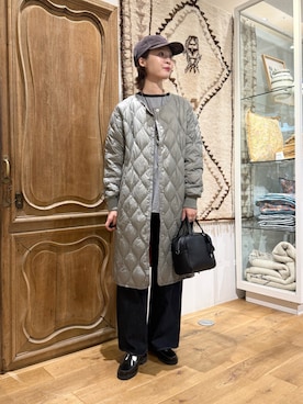 「アイテム（トレンチコート）」を使った、natsumiさん（レディース・166cm）の秋コーディネート