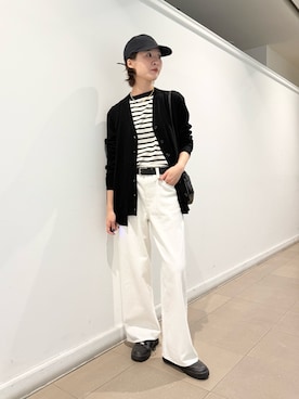 「ニットコーデ」｜natsumiさん（レディース・166cm）の秋コーディネート