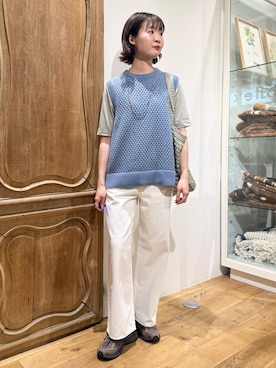 「collex（コレックス）のアイテム」を使った、natsumiさん（レディース・166cm）の夏コーディネート