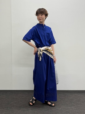 「collex（コレックス）のアイテム」を使った、natsumiさん（レディース・166cm）の夏コーディネート
