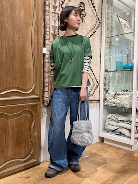 「collex（コレックス）のアイテム（アクセサリー）」を使った、natsumiさん（レディース・166cm）の春コーディネート