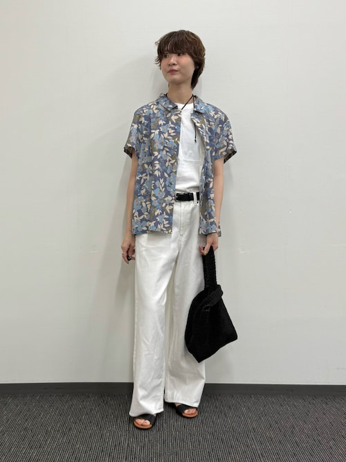 collex（コレックス） ブラウス シャツ ボタニカルプリントシャツ