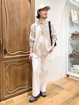 「collex（コレックス）のアイテム」を使った、natsumiさん（レディース・166cm）の夏コーディネート