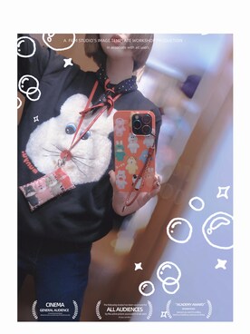 「GIVENCHY（ジバンシイ）のアイテム（財布/小物）」を使った、uSagi.さん（レディース・165cm）の春コーディネート