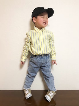 akishiさん（キッズ・90cm）の春コーディネート