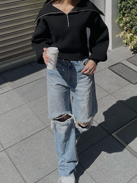 越後 穂乃香さん（レディース・150cm）の秋コーディネート