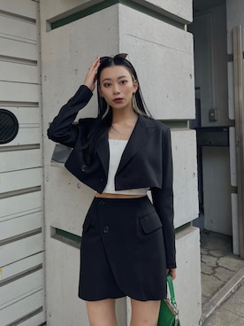 越後 穂乃香さん（レディース・150cm）の冬コーディネート