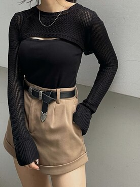 越後 穂乃香さん（レディース・150cm）の夏コーディネート