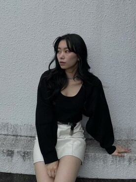 越後 穂乃香さん（レディース・150cm）の夏コーディネート