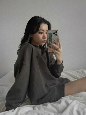 越後 穂乃香さん（レディース・150cm）の冬コーディネート