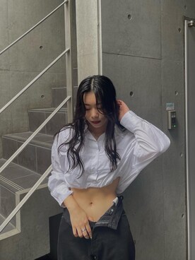 越後 穂乃香さん（レディース・150cm）の夏コーディネート