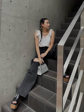 越後 穂乃香さん（レディース・150cm）の春コーディネート