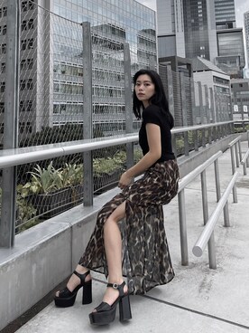 越後 穂乃香さん（レディース・150cm）の夏コーディネート