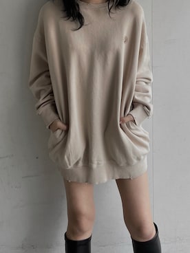 越後 穂乃香さん（レディース・150cm）の冬コーディネート