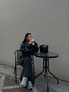 越後 穂乃香さん（レディース・150cm）の冬コーディネート