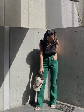 越後 穂乃香さん（レディース・150cm）の春コーディネート