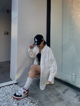 越後 穂乃香さん（レディース・150cm）の春コーディネート