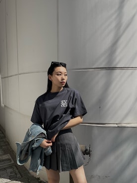 越後 穂乃香さん（レディース・150cm）の春コーディネート