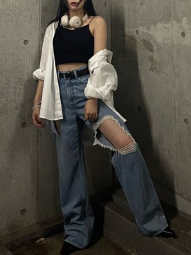 越後 穂乃香さん（レディース・150cm）の夏コーディネート