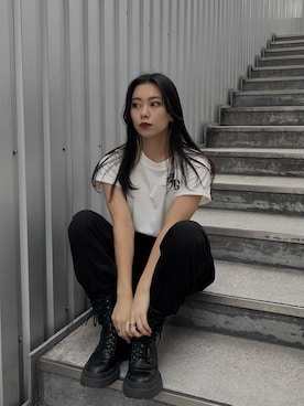 越後 穂乃香さん（レディース・150cm）の夏コーディネート