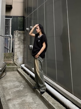 「学生コーデ」｜越後 穂乃香さん（レディース・150cm）の夏コーディネート