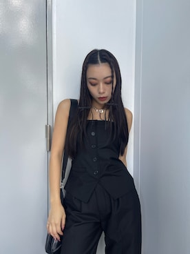 越後 穂乃香さん（レディース・150cm）の冬コーディネート