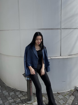 越後 穂乃香さん（レディース・150cm）の冬コーディネート