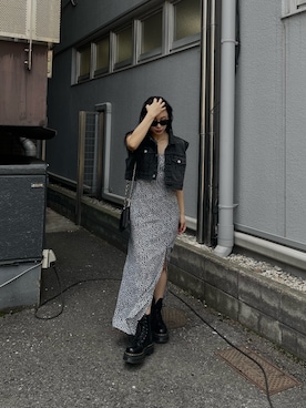 越後 穂乃香さん（レディース・150cm）の春コーディネート