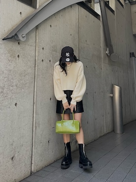 越後 穂乃香さん(レディース・150cm)の冬コーディネート