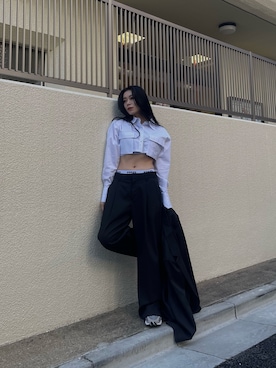 「EVRIS（エヴリス）のアイテム（トップス）」を使った、越後 穂乃香さん（レディース・150cm）の冬コーディネート