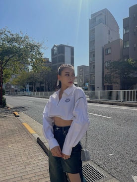 越後 穂乃香さん（レディース・150cm）の秋コーディネート