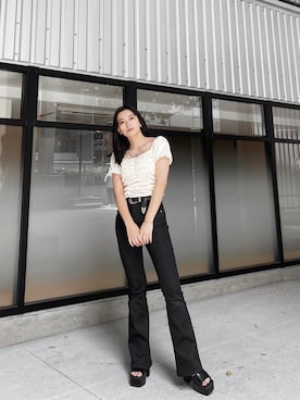 越後 穂乃香さん（レディース・150cm）の夏コーディネート