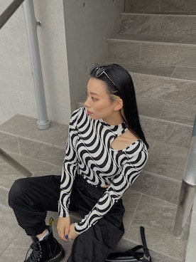 越後 穂乃香さん（レディース・150cm）の冬コーディネート